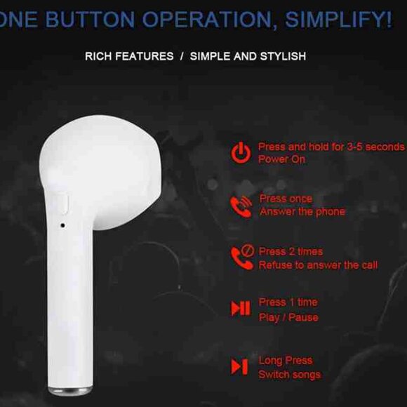 I9S TWS 5.0 Earphone Headphone Stereo Earbuds for iPhone and Smart Phones - Picture 13 of 14